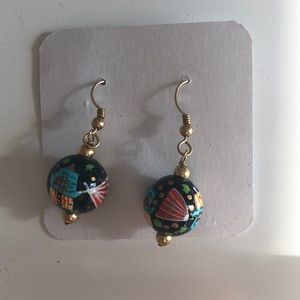 Angela Moore Newport Teahouse Earrings